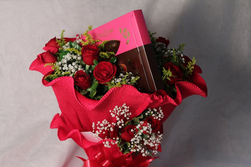 Roses rouges pour la Saint-Valentin